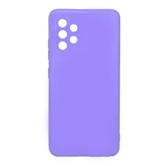 Capa de Silicone com Moldura de Câmera para Samsung Galaxy A32 5g Roxo